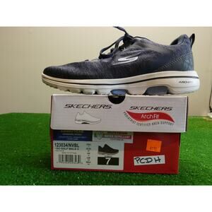 Sketchers Womens Go Golf Walk 5 Water Repellent Golf Shoes Size 7 Navy Blue New